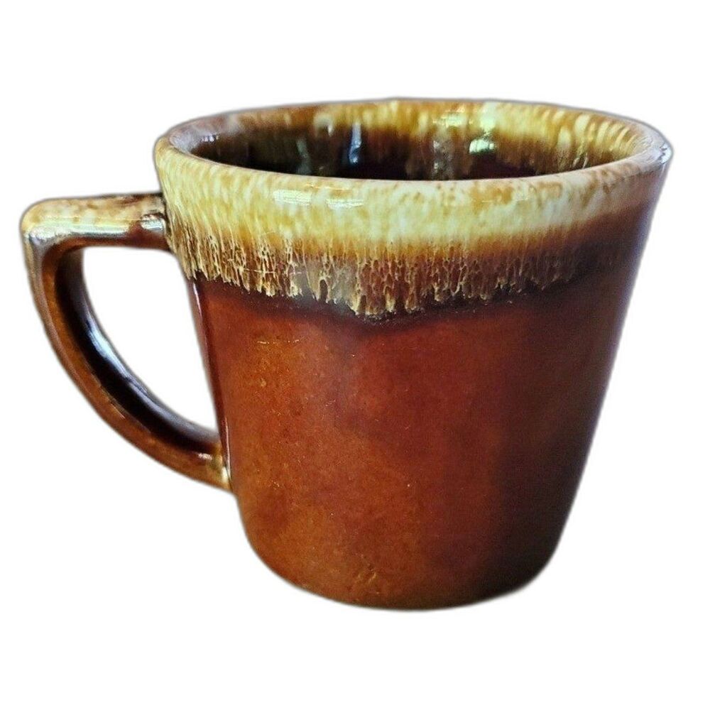 Vintage Brown Drip By Kathy Kale Stoneware Coffee Mug